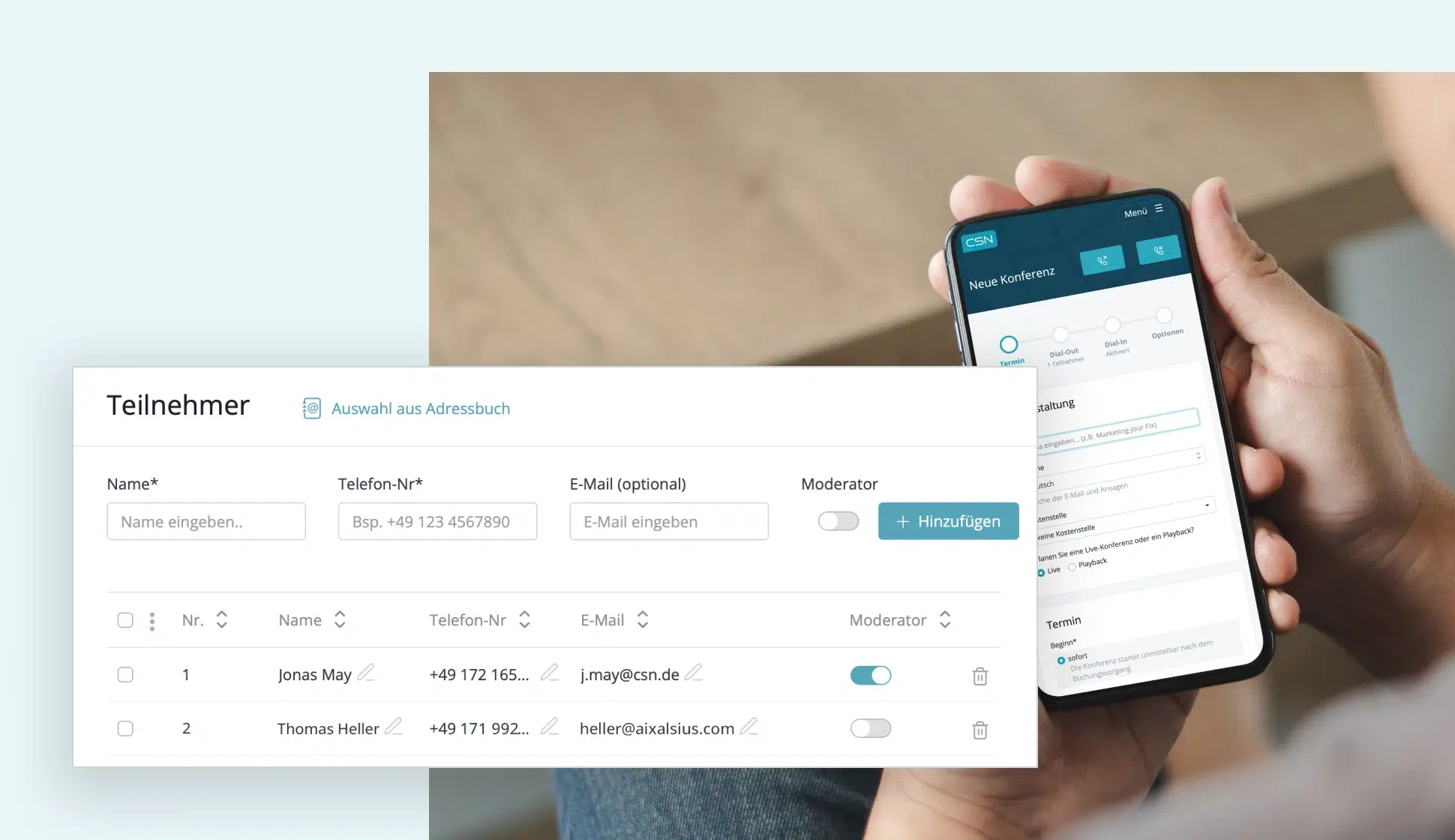 Webinar Terminplanung